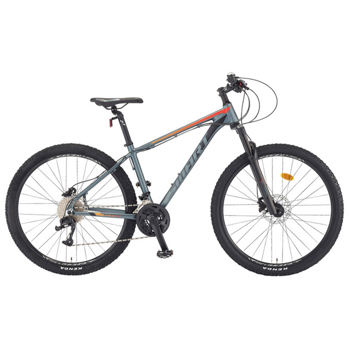 스마트자전거 테트라 5XX MTB 2024년 69.9cm27.5인치 30단 유압식디스크브레이크 입문용 미조립, 1개, 180cm, L사이즈 그레이