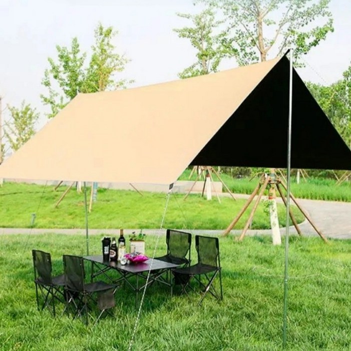 캠프어스 시원하고 방수되는 그늘막 타프 34