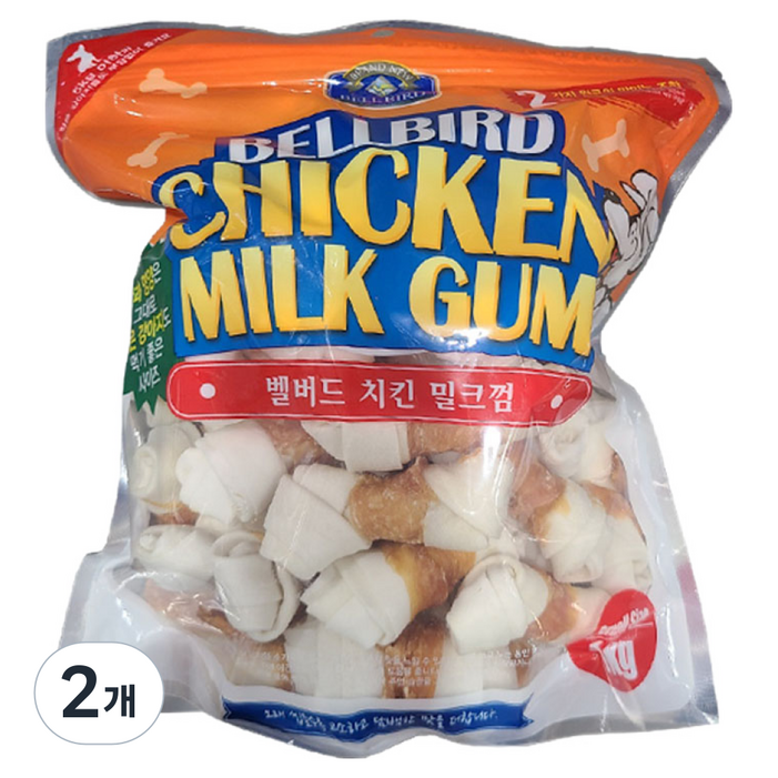 벨버드 강아지 치킨 밀크껌 스몰
