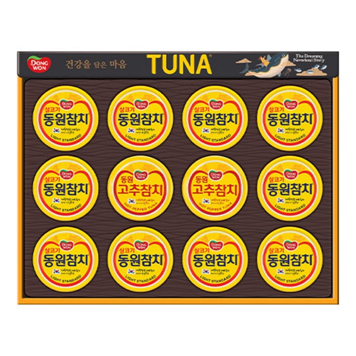 동원 참치 O12호  쇼핑백 선물세트, 1세트