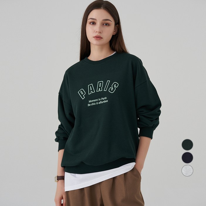 ELLE PARIS Moment 그래픽 스웻셔츠 ELLE PARIS Moment 그래픽 스웻셔츠