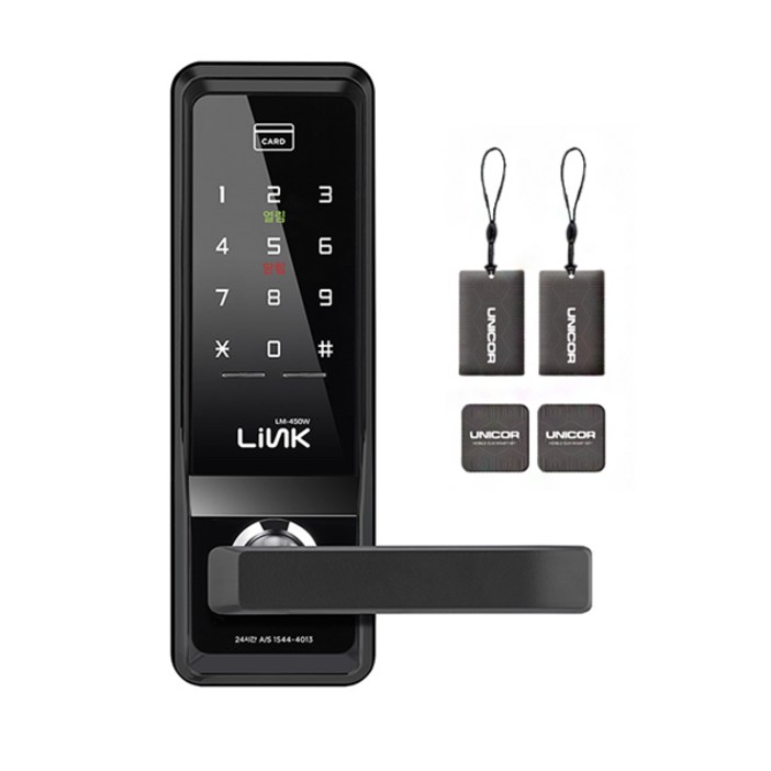 Link 스마트 도어락 LM450W 스마트키 4p 건전지 4p Link 스마트 도어락 LM450W 스마트키 4p 건전지 4p