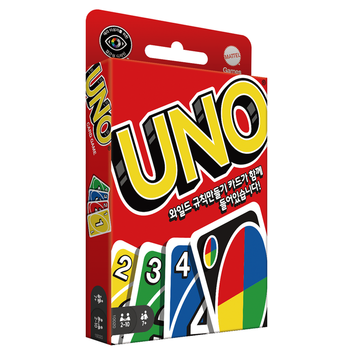 UNO 카드 순발력 게임, 혼합색상, 1개 UNO 카드 순발력 게임, 혼합색상, 1개
