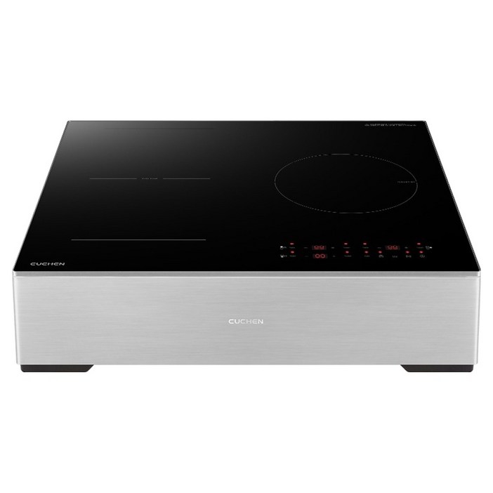 쿠첸 IH BLACK 3400 3구 인덕션 방문설치  스탠드케이스 실버 150mm 세트 방문설치, CIRPB331TOB2인덕션, CIREW33KD0B1스탠드케이스, 프리스탠딩