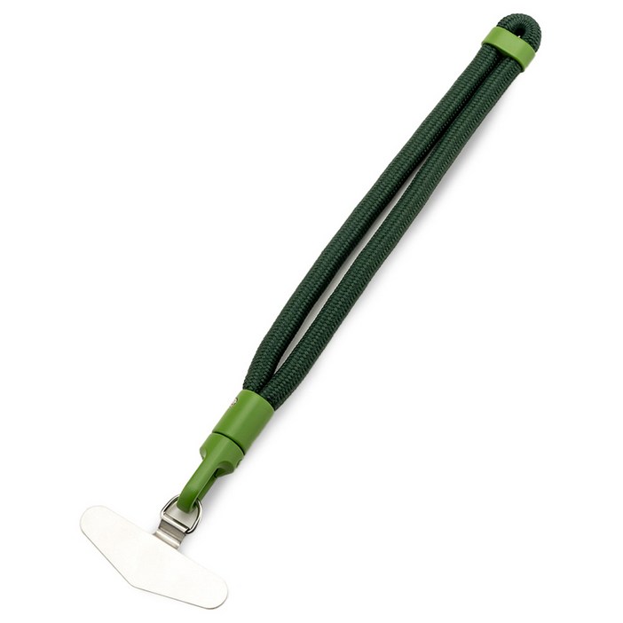 구스페리 원터치 핸드폰 손목 스트랩, 딥그린, 1개