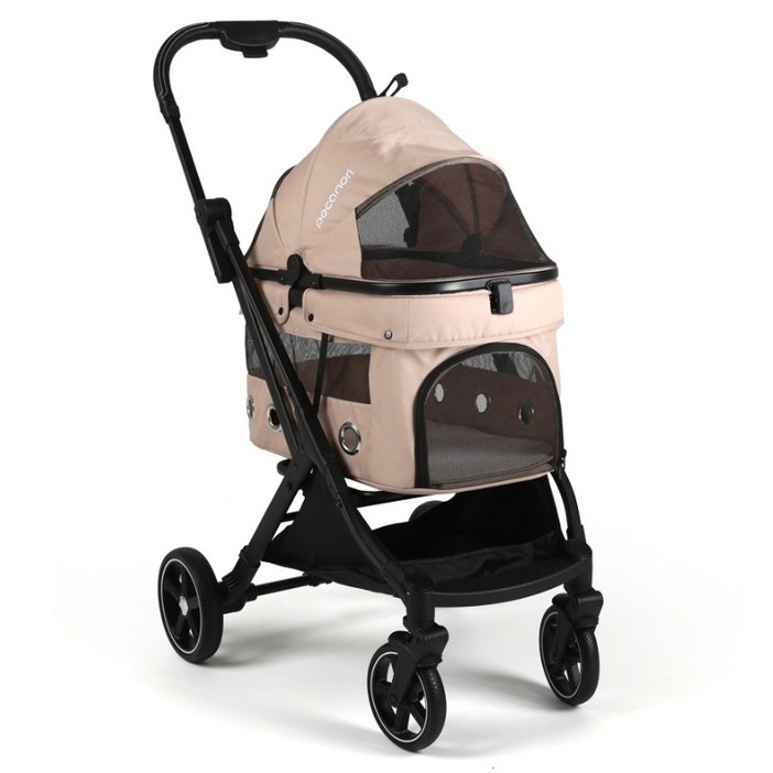 피카노리 강아지 프리미엄 이지S 일체형 원터치 유모차 PECA1098, 단일색상, 1개
