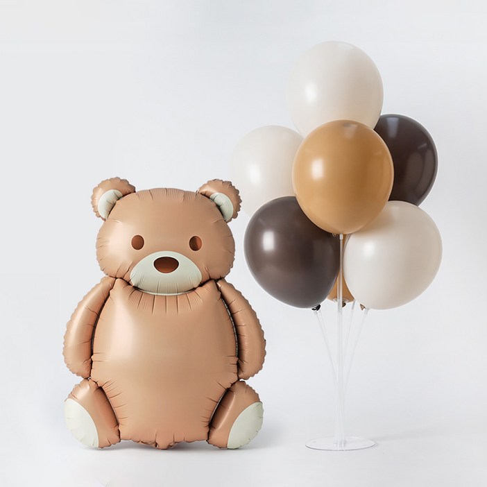 조이파티 생일파티 곰돌이풍선 세트