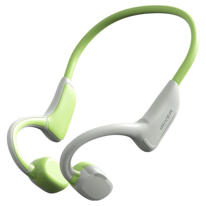 아이리버 BT 5.4 선명한 마이크 스포츠 초경량 골전도 블루투스 이어폰, IBCB80, 연그린