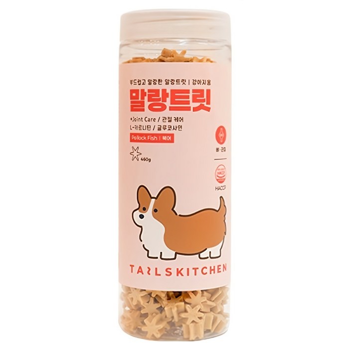 테일스키친 강아지 노즈워크 말랑트릿 북어