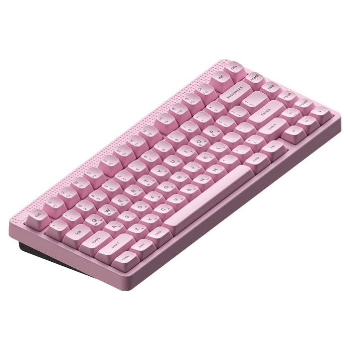 누피 기계식 유무선 텐키리스 키보드, 맥스갈축, NODE75 HP, 라이트 핑크