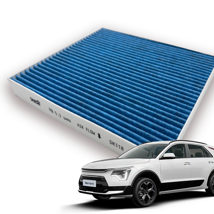 다보니 PM0.3 블루 활성탄 에어컨 필터 디올뉴니로 SG2 하이브리드