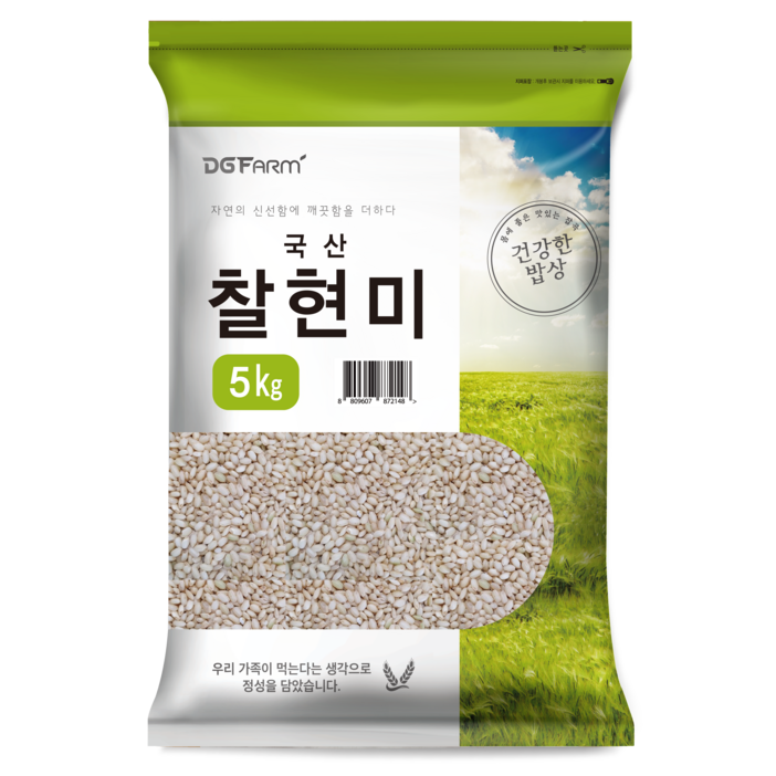 건강한밥상 국산 찰현미, 5kg, 1개 건강한밥상 국산 찰현미, 5kg, 1개