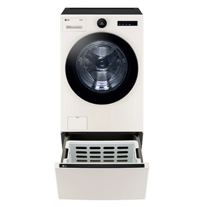 [10% 환급가전] LG 트롬 오브제컬렉션 드럼세탁기 FX23ENEF 23kg + 키높이 수납함 네이처 베이지 방문설치