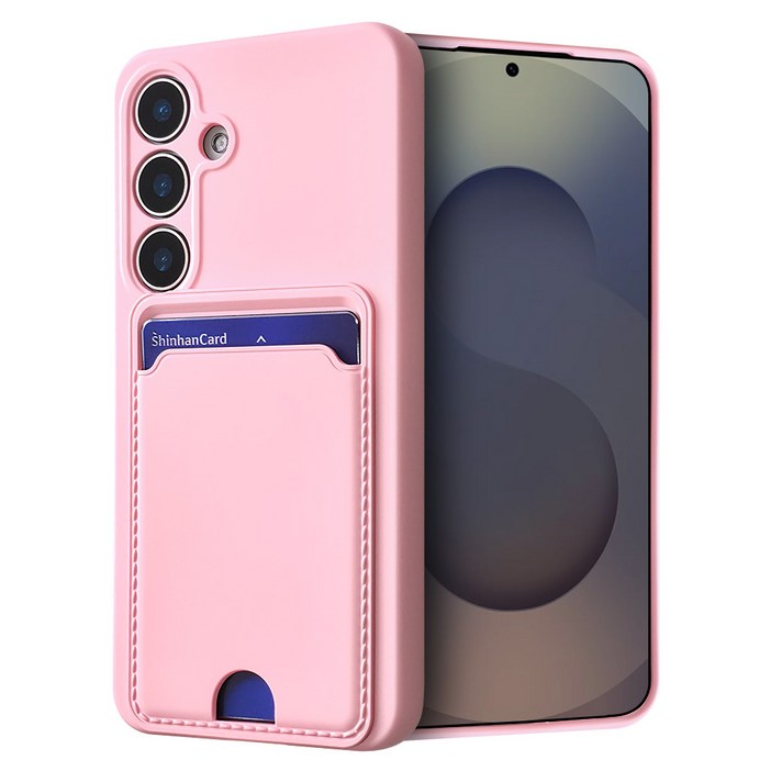 모나프리 카드 포켓 파스텔 젤리 휴대폰 케이스