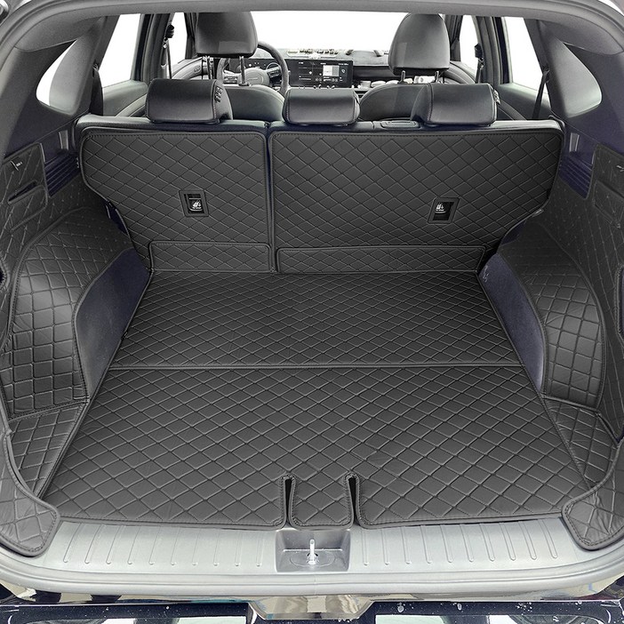 비비키 프리미엄 풀커버 트렁크매트, 더뉴 투싼NX4 하이브리드 스피커O 2023, 블랙