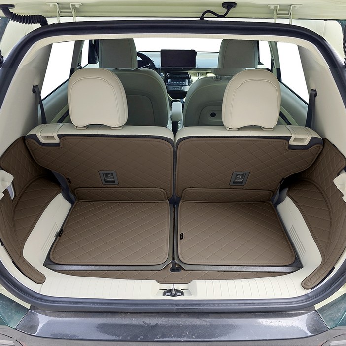 비비키 프리미엄 풀커버 트렁크매트, 캐스퍼 EV 2024년, 다크브라운
