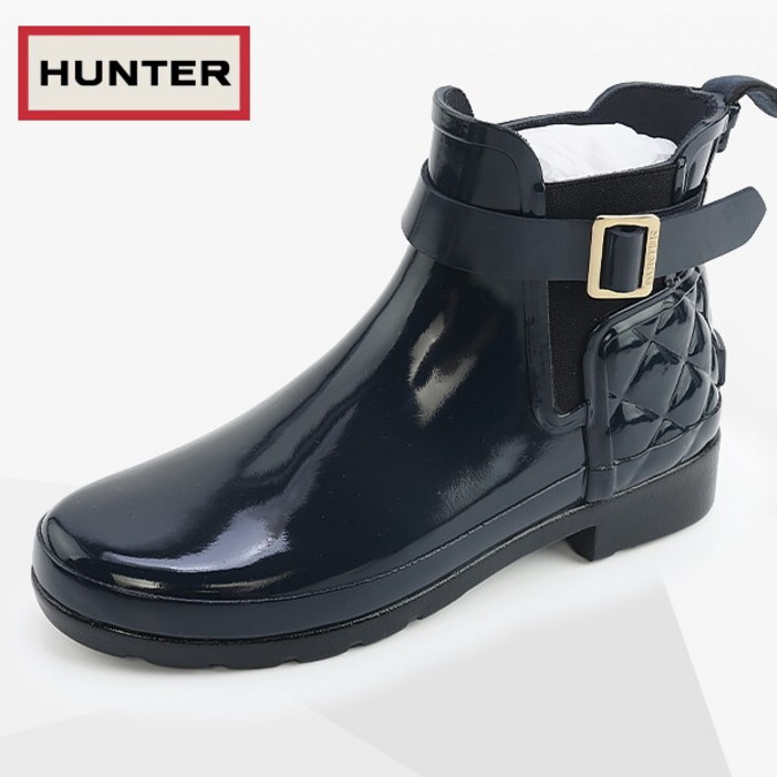 헌터 리파인드 글로스 퀄트 첼시부츠WFS1032RGLNVY네이비