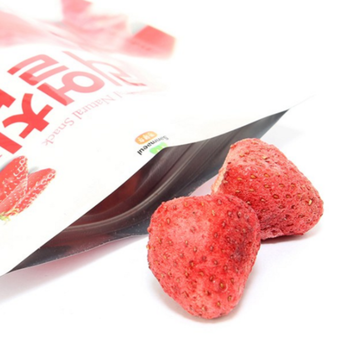 동결건조딸기 100 국내산 딸기칩 묶음판매, 10개, 13g 동결건조딸기 100 국내산 딸기칩 묶음판매, 10개, 13g