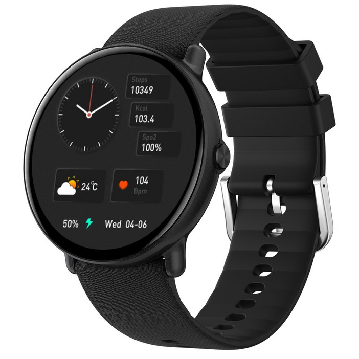 [연말특가 35990원]웨어러블 통화 수발신 스마트워치 Y6 AMOLED, GPS + 블루투스, 3.6cm, 블랙