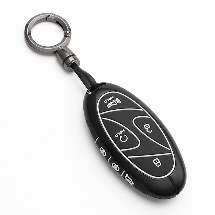 HAKO 심리스 차키케이스  현대호환 , 블랙, H10