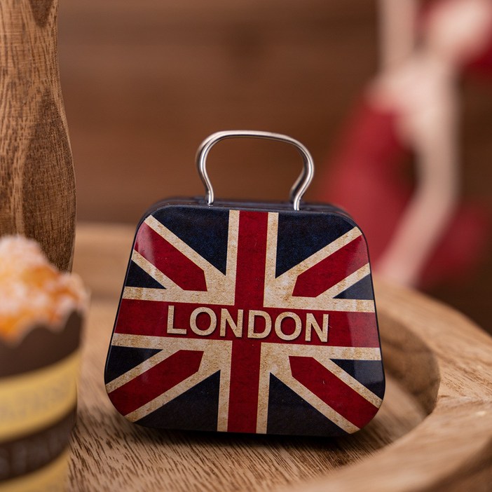 미니 틴케이스 손잡이 선물 상자 철제 보관함 다꾸 캔디 구디백 빈티지 케이스