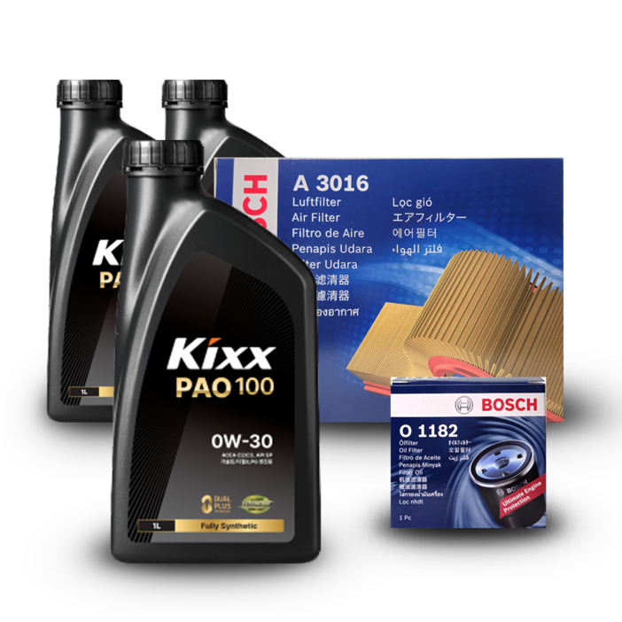 싼타페 (TM) 2.0터보 가솔린 엔진오일세트 킥스 파오100 0W30 (PAO100) (구) 파오1