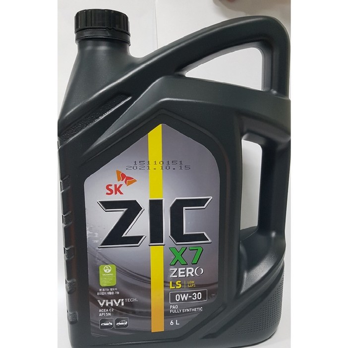 ZIC X7 ZERO 지크 제로 0W30 C2 6L