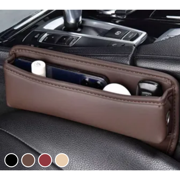 에잇디즈 멀티 수납 공간 확장 차량 사이드 포켓, 브라운, 1개