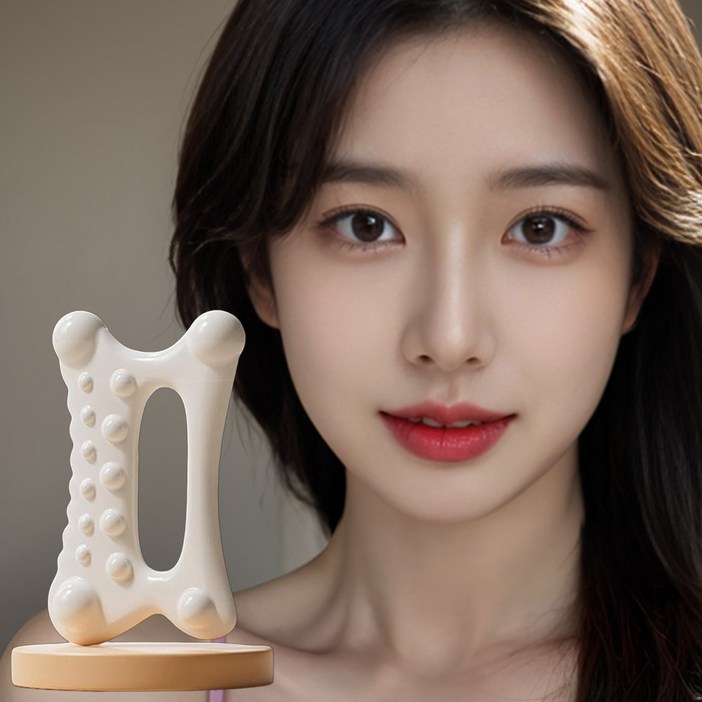 백옥케어 얼굴 괄사 어깨 전신 마사지 기구 스크래퍼