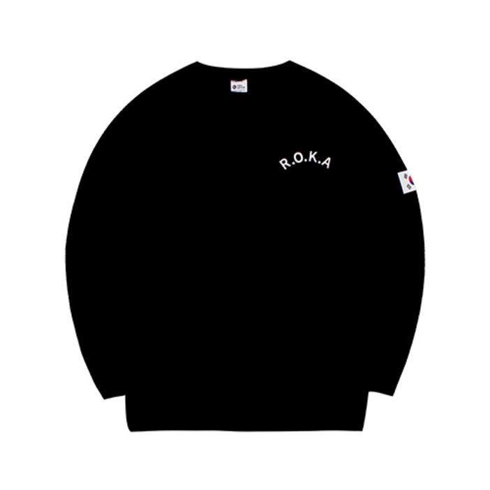 국산 코튼 ROKA 로카 맨투맨 6color  남여공용 커플 군인 로카티