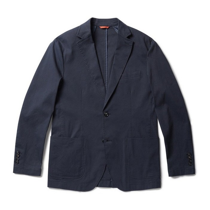 헨리코튼 린넨 혼방 스트레치 간절기 자켓 남성 기본 블레이저