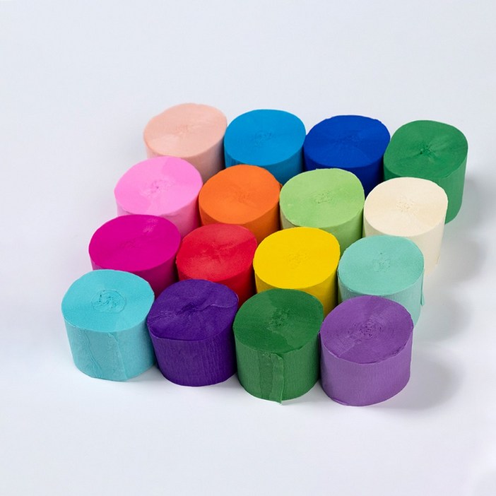 star starred 파티 스트리머 Roll 미니 주름지mini crepe paper