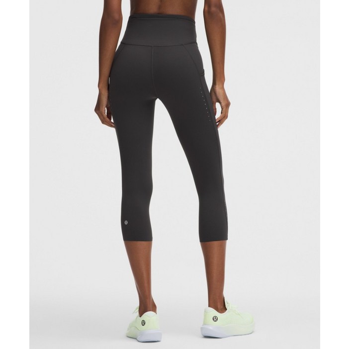 룰루레몬 여성 레깅스 패스트앤프리 하이라이즈 크롭 19인치 with 포켓 러닝 헬스 운동