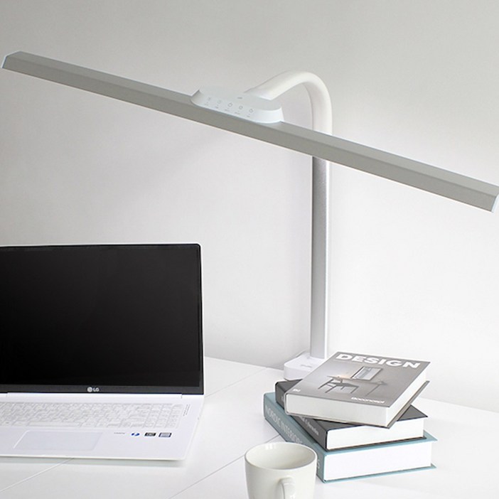스피아노 테드 LED 와이드 스탠드 집게형 SLW800 스텐드, 화이트