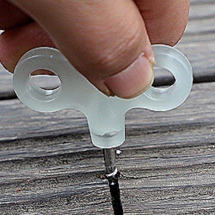 캠핑 데크팩 야광 스크류 나사 데크용 2p