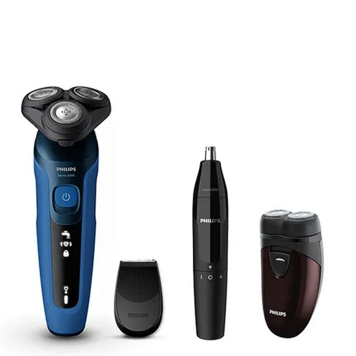 필립스 Shave and Go NEW 5000 시리즈 면도기, 진한로열블루, S546617 필립스 Shave and Go NEW 5000 시리즈 면도기, 진한로열블루, S546617