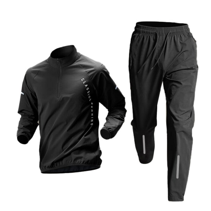 리츠제이 스포츠 런닝 긴팔 트레이닝복 세트 사계절 경량 셋업