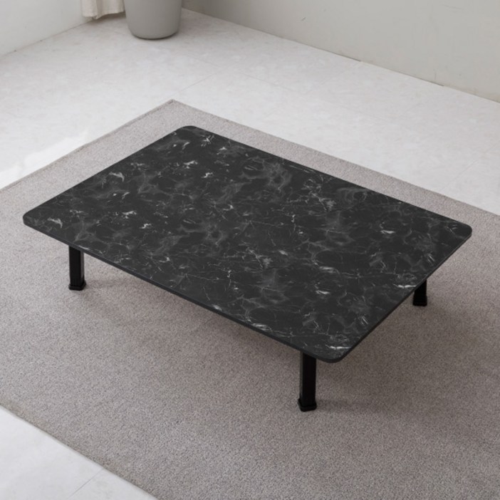 이반가구 접이식 칼라테이블 기본다리 하이그로시 좌식 다용도 책상 공부상 다과상 티테이블 사이드테이블