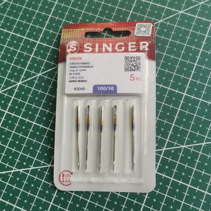재봉 미싱  SINGER 재봉틀 바늘 HA 버전 DIY 액세서리 헤비 듀티 약속 형제 Janome JUKI용 팩당 5 개