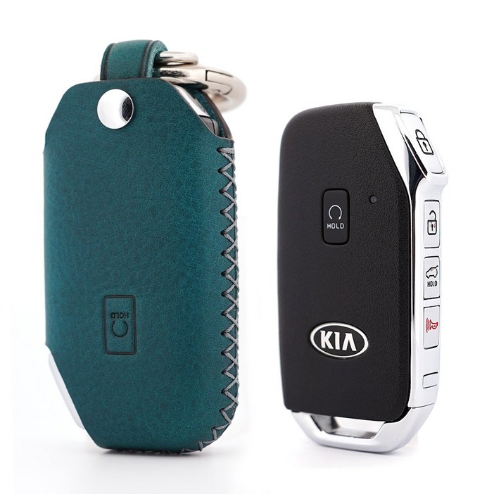 페레노 기아 5버튼 스마트키 가죽케이스 PK07  키케이스 K5DL3 쏘렌토MQ4 셀토스 K7프리미어 카니발KA4 K8 K3 스포티지 니로 쏘울 EV6 호환