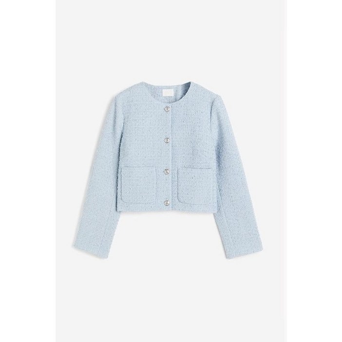 5Y8284 ZARA 여자신상 트위트자켓 캐주얼 라운드넥 재킷  1195099