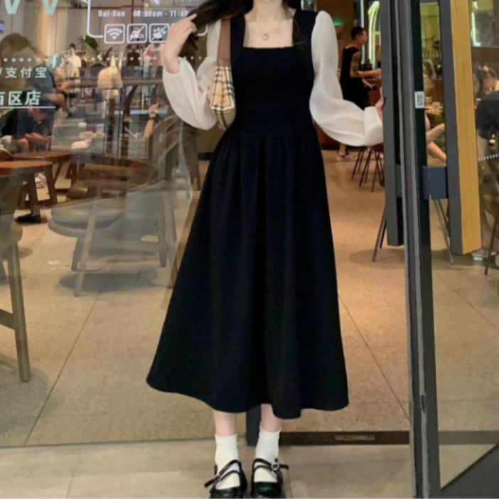 데이레 하객룩 가을 원피스 화이트 1벌 데이레 하객룩 가을 원피스 화이트 1벌
