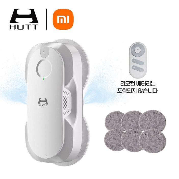 샤오미 HUTT 창문 로봇청소기 DDC56/C65 자동 분수 초강흡입력 +리필걸레세트, DDC56
