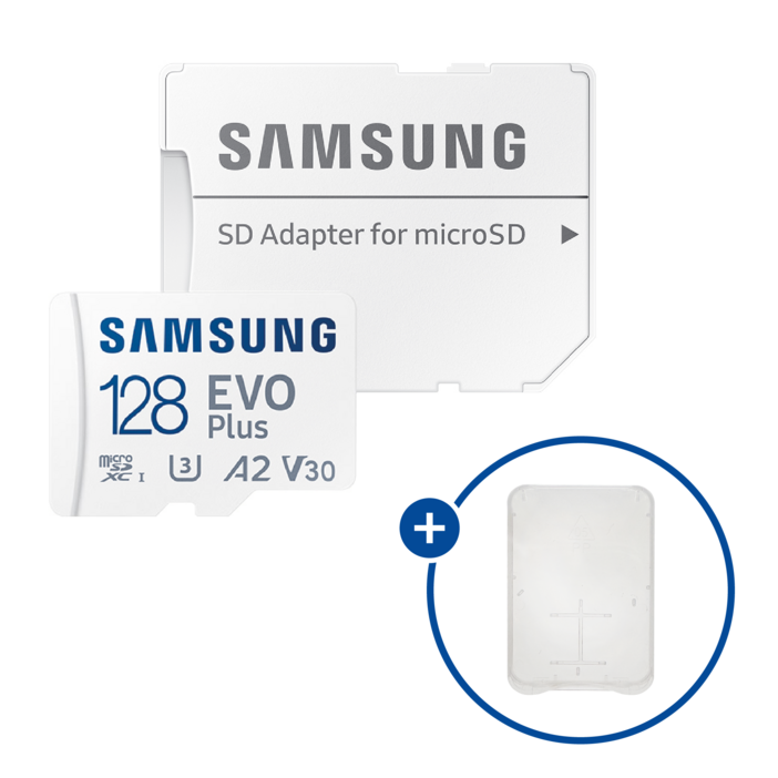 삼성전자 공식인증 정품 마이크로 SD카드 EVO PLUS MB-MC128SA/KR + SD카드 케이스, 128GB+SD카드 케이스 삼성sd카드512