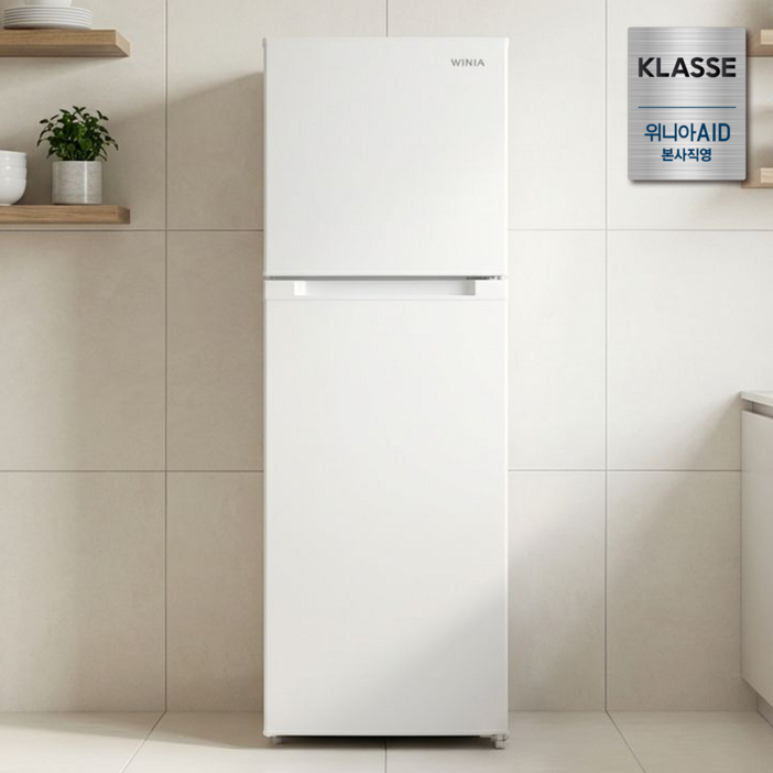 위니아 미니 소형 냉장고 WWRB171KEMWWO(A) 원룸 자취 모텔 사무실 173리터 2도어 화이트, WWRB171KEMWWO(A)