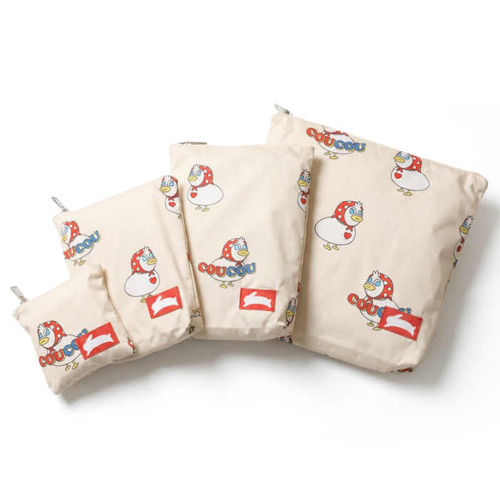 오우아스튜디오 어린이집 준비물 방수 파우치 4종 세트