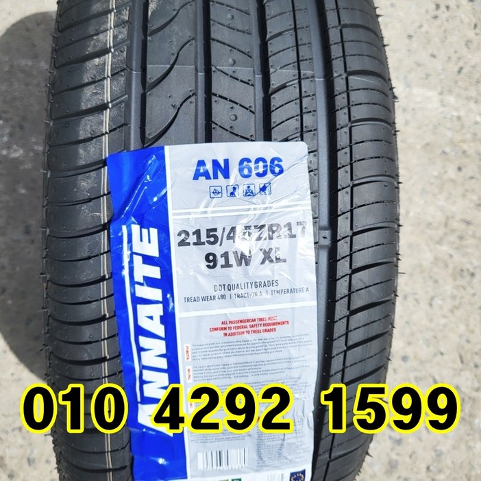 안나이트 신품타이어 21545R17 아반떼 I30 벨로스터 K3 포르테 2154517 일산 김포 파주, 1개
