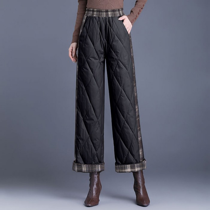 루스리더 겨울 여성 데일리 방한 방수 보온 패딩 바지 EW24