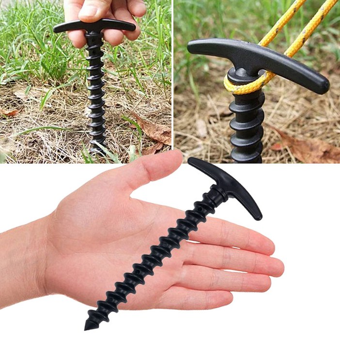 캠핑 스크류 팩 나사팩 텐트 타프 고정 핀 앙카