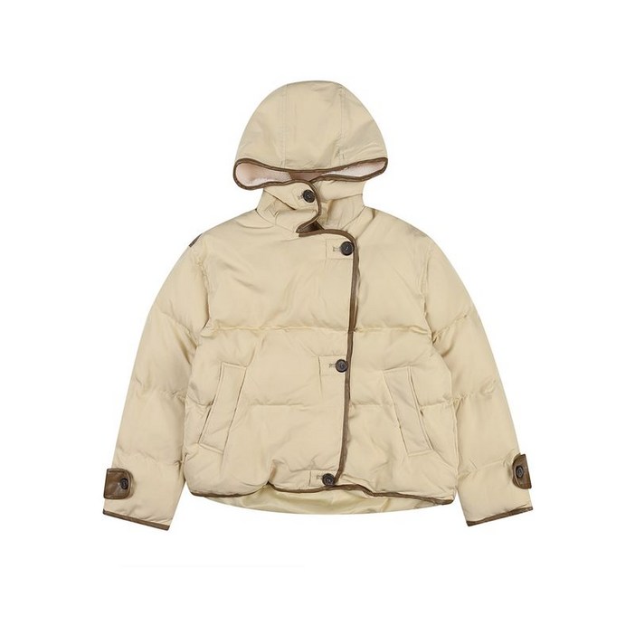 반에이크 레더바인딩 패딩점퍼 VB2ZPDUD04Z